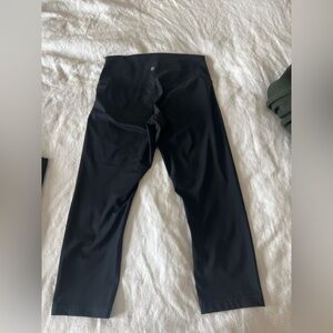 Lululemon Wunder Under High-Rise Crop 21" (Full-On Luxtreme Fabric) Size 10